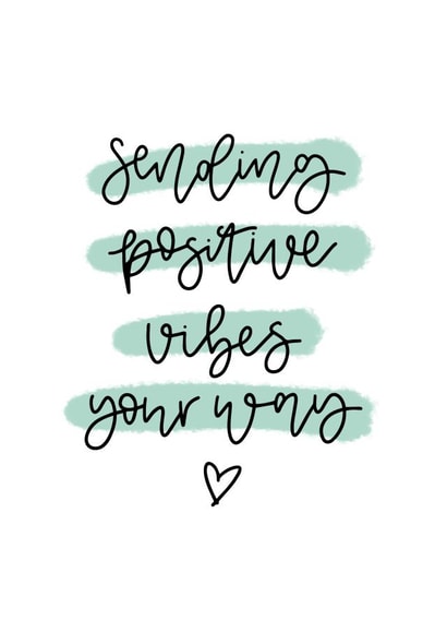 sending positive Thinking of you Card 19444 created by Cate Creates