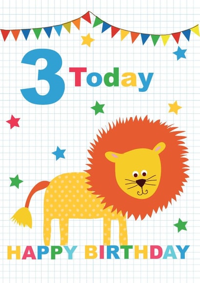 3 3rd Birthday Card 12671 created by TillieMint