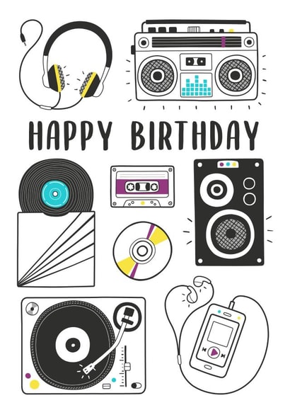 Music Happy Birthday Card created by Design By Day
