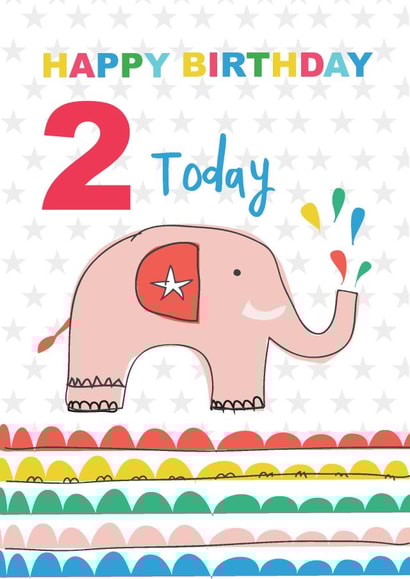 2 2nd Birthday Card 12674 created by TillieMint