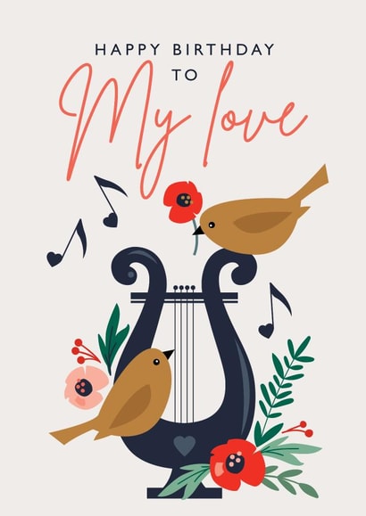 my love Birthday Card 18078 created by Graphic Factory