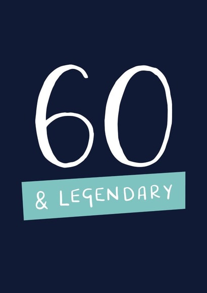 Legendary 60th Birthday Card created by Sarah Catherine