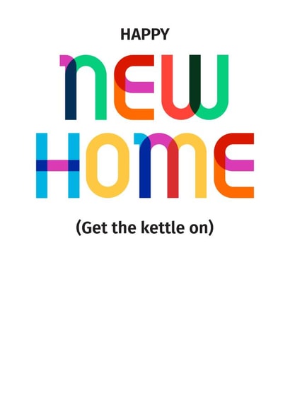 kettle new home New Home Card 19297 created by POP FIZZ