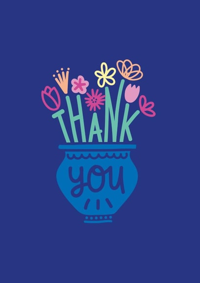 Thank You Thanks Thank You Card 16985 created by Squaire