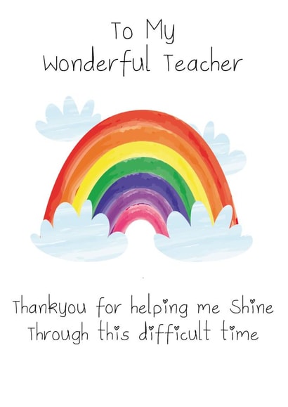 teacher thank you Thank You Card 43863 created by KarenCharlton