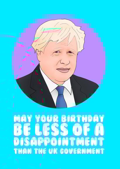 lockdown government Birthday Card 10112 created by Hey Huns It's Nicole