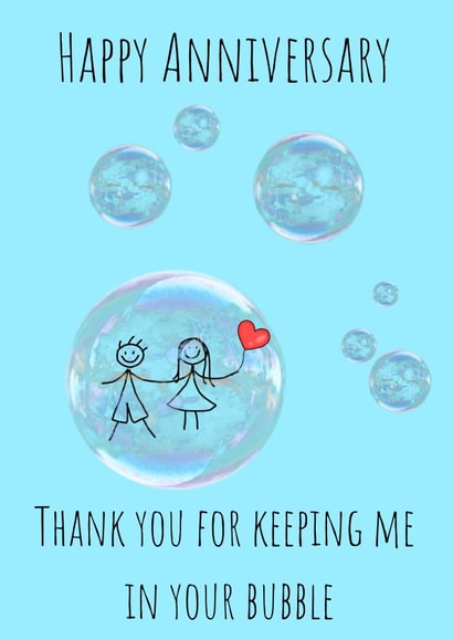 Bubble Covid Card 37589 created by Rachel Evans