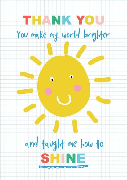 thanks thank you Thank You Card 12688 created by TillieMint