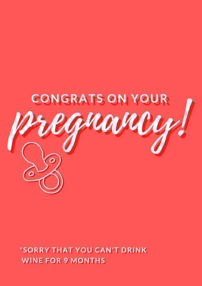 congrats congratulations Pregnancy Card 12848 created by Lucille Jackson