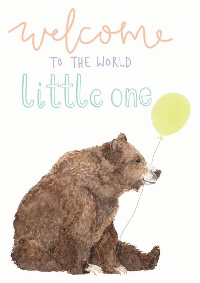 Congratulations new baby card 1000 created by Bramble Designs