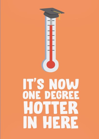 one degree Graduation Card 16866 created by James  Steer