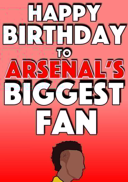 football arsenal Birthday Card 44001 created by Zac's Cards