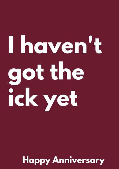 Ick Turn off Anniversary Card 12026 created by JESSICArds