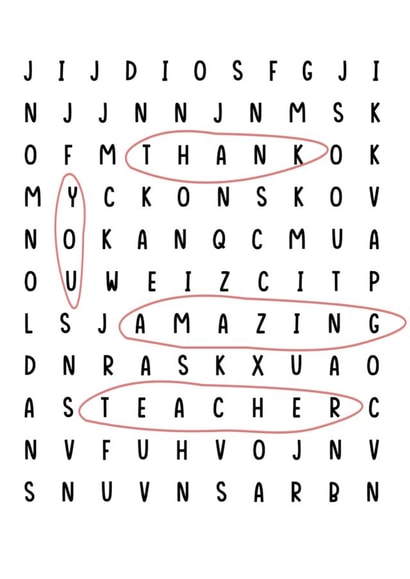 thanks thank you Thank You Card 19146 created by Butlin Designs