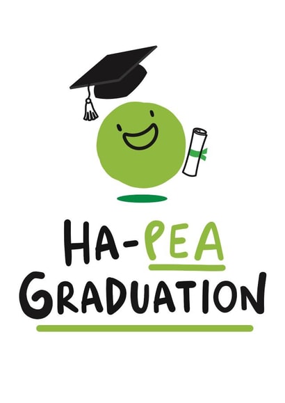 happy pea Graduation Card 4703 created by Conor Rawson
