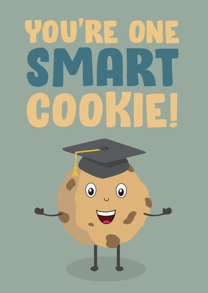 cookie smart Graduation Card 16869 created by James  Steer