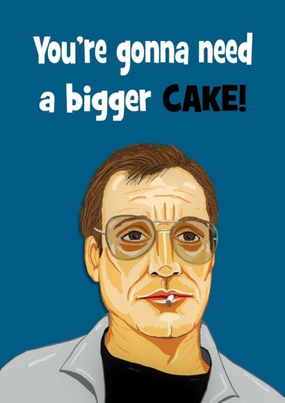 Jaws bigger Birthday Card 15155 created by Stephanie Scala