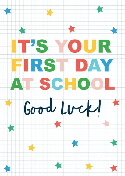first day Good Luck Card 12710 created by TillieMint