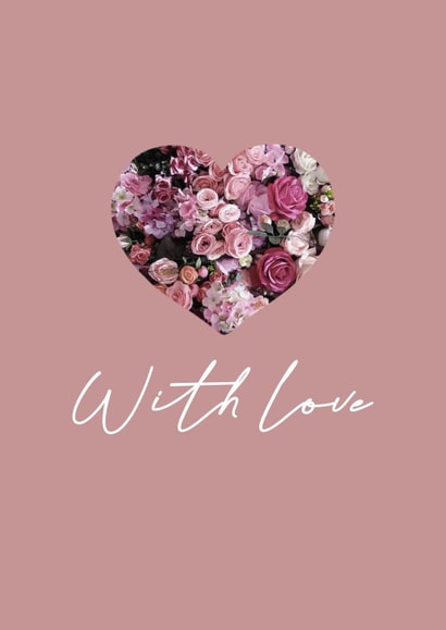 Flowers Heart Card 35673 created by Designs By Hailey