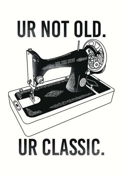 Sewing Craft Birthday Card 15549 created by OOYABOD