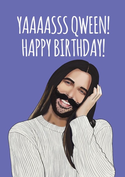 jonathan queer Birthday Card 14270 created by Sweetie Darling Design