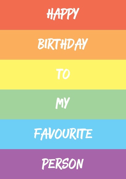 Happy birthday to my favourite person created by GawjusCards