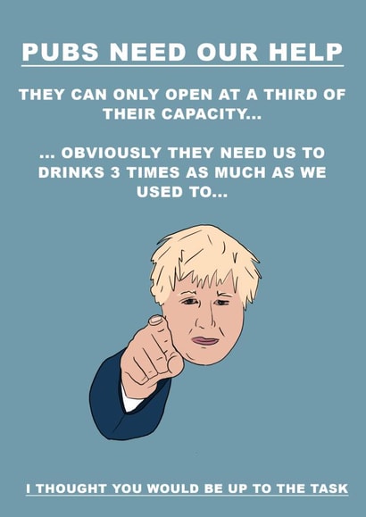 pubs need you Birthday Card 43712 created by Designed By Her