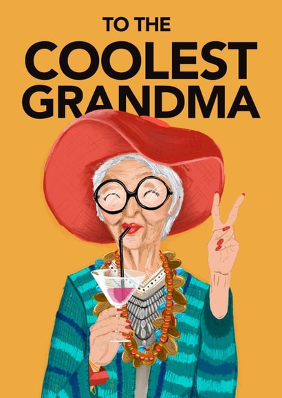 The coolest Grandma card created by Ivorymint cards