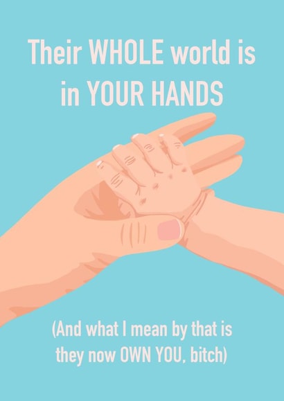 New baby now owns you created by @katiehounsomeillustrator