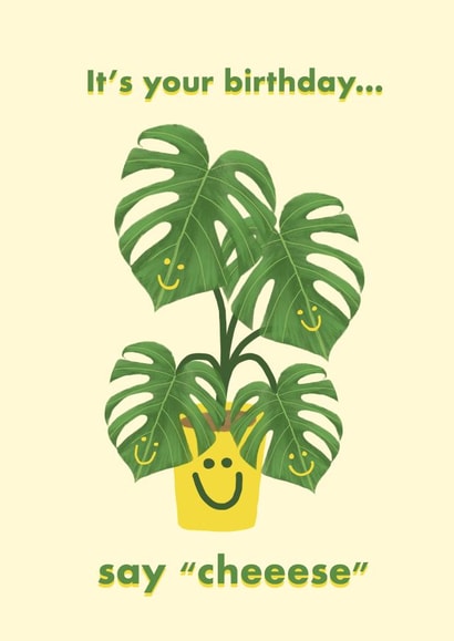 Happy birthday (here's another plant) created by Her Joyful Heart