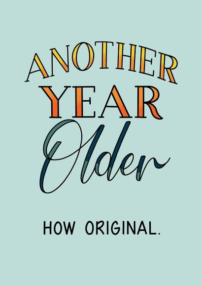 another year Birthday Card 19089 created by rachels_type