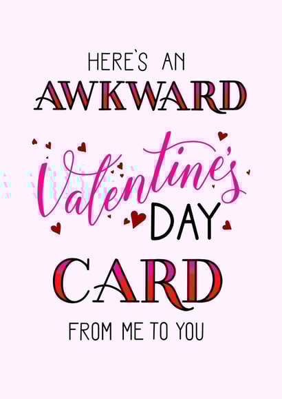 akward card Valentines Day Card 43705 created by rachels_type