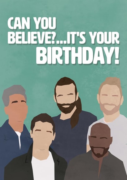 Queer Eye Netflix Birthday Card 18080 created by Orca 87