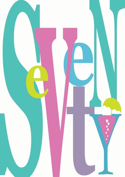 seventy seventieth Birthday Card 1869 created by Perkins & Morley