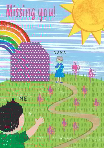 missing you nana Just because Card 19824 created by Ishaaque x Dinky Rouge