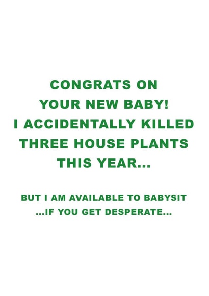 congrats congratulations New Baby Card 43714 created by Designed By Her