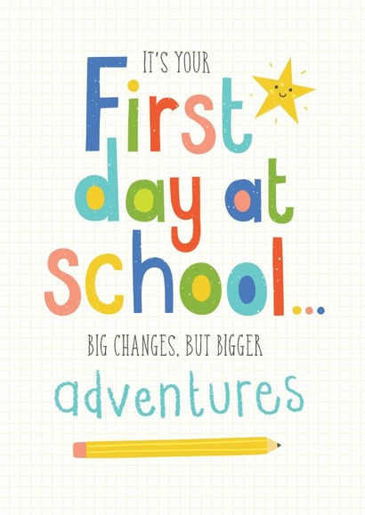 first day Good Luck Card 19842 created by Gingerbred