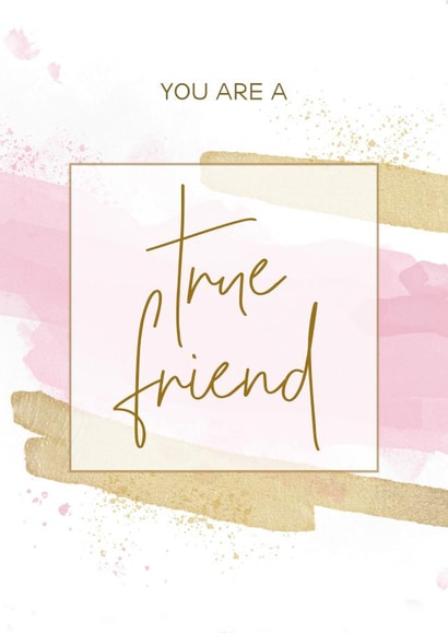 friend true friend Love & Friendship Card 11769 created by Evie Garnett Designs