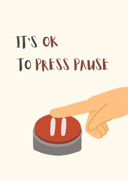 press pause ok Thinking of you Card 17609 created by crystal chou