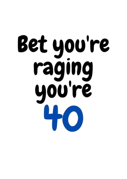 raging angry Birthday Card 2881 created by Stray Funk Design