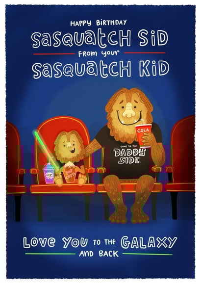 Dad Daddy Birthday Card 11083 created by Blue Kiwi Design