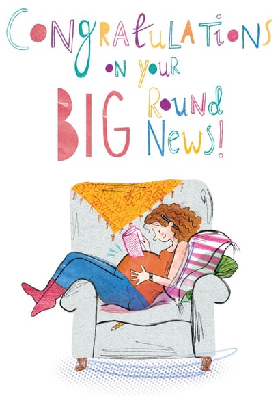 congratulations big Pregnancy Card 1748 created by Rebecca Bagley