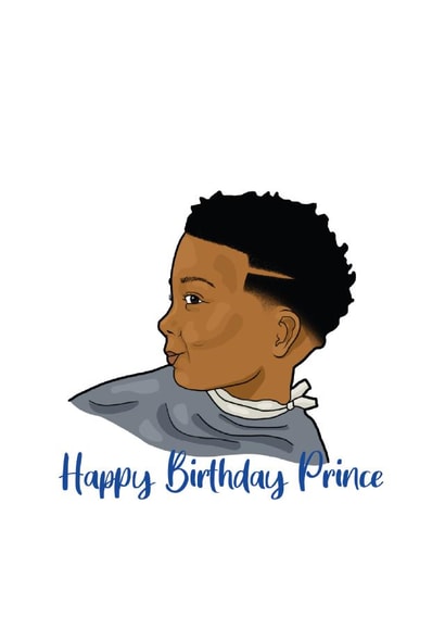 prince Child Birthday Card 18448 created by Mikael Lovell