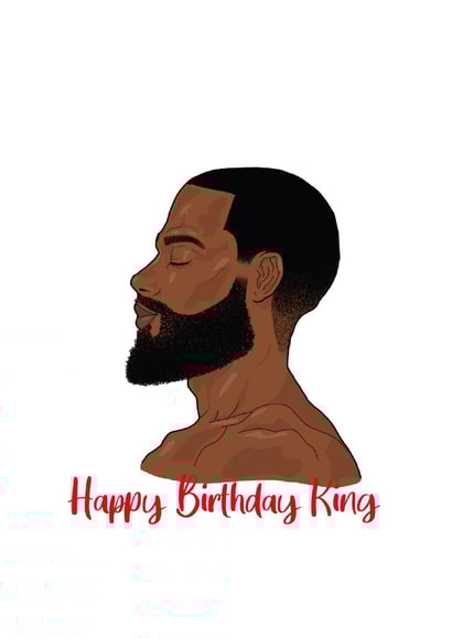 king illustration Birthday Card 18449 created by Mikael Lovell