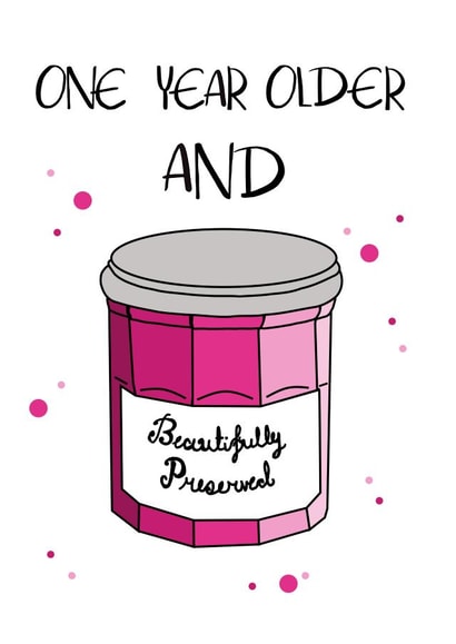 one year older beautifully Birthday Card 18721 created by Emily Hunter