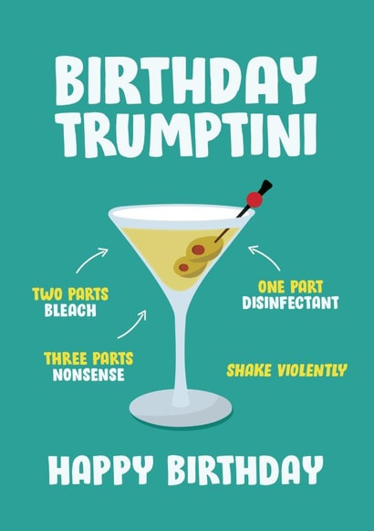 donald trump Birthday Card 16872 created by James Steer