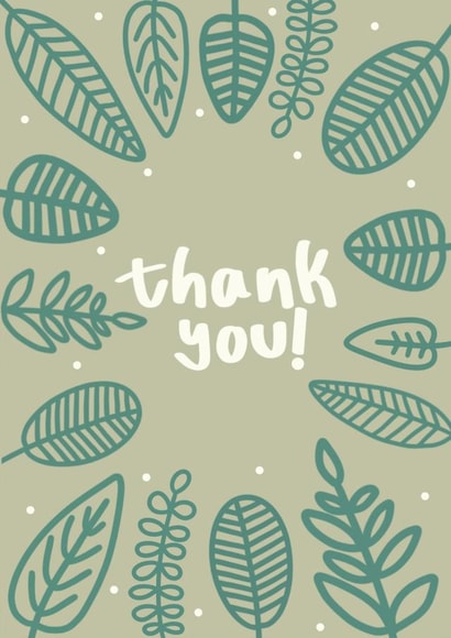 Thank You Simple Thank You Card 16998 created by With Love Designs