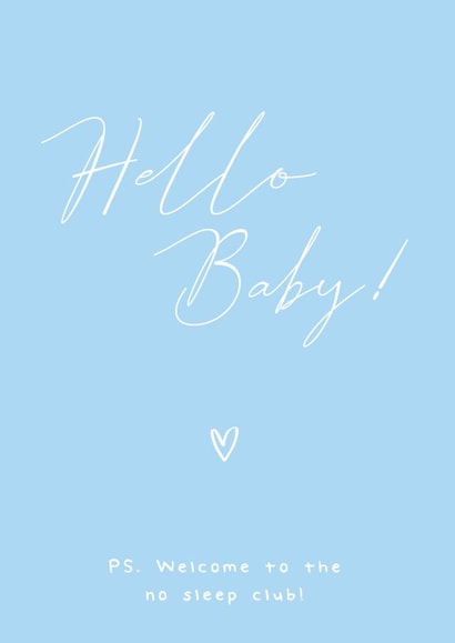hello baby New Baby Card 19770 created by HM Designs