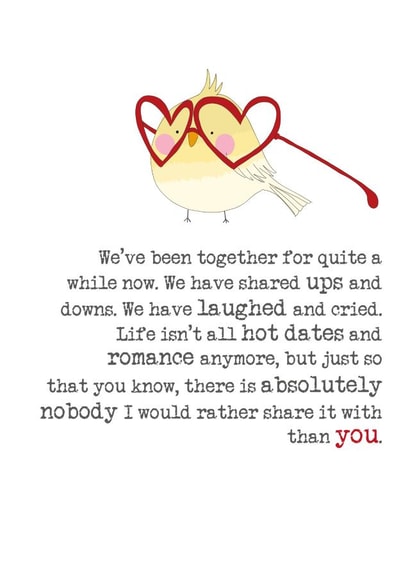 Nobody I would rather share it with created by Dandelion Stationery