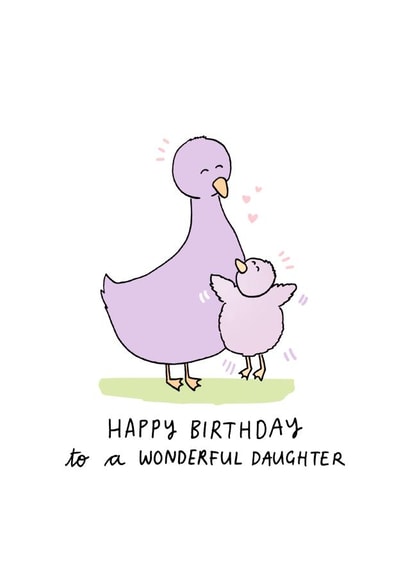wonderful daughter Birthday Card 18631 created by Jessica Woodhouse